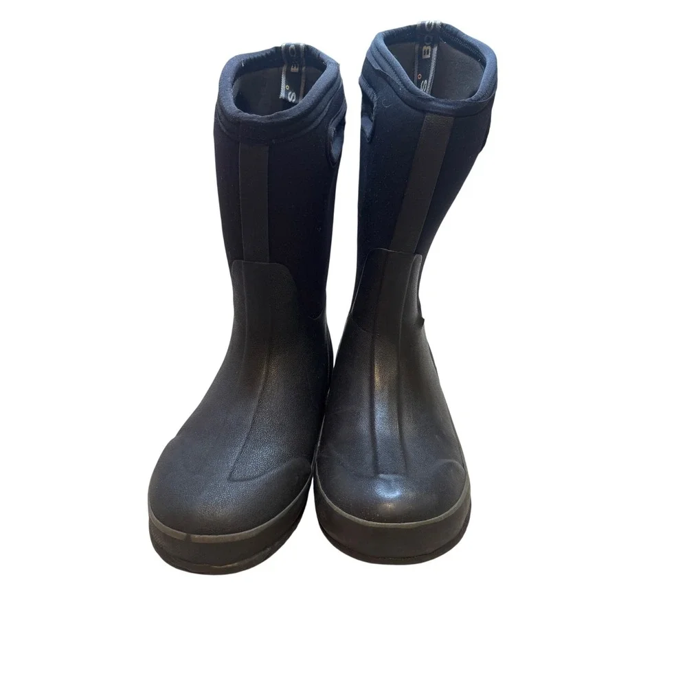 Bogs Classic High Youth Size 5 Black Waterproof Insulated Rain Snow Boots Unisex